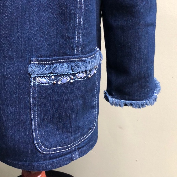 Alfred Dunner denim jacket/blazer - Picture 2 of 8